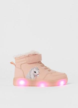 Хайтопы h&amp;m 33 р, утепленные