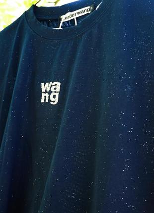 Сияющая футболка alexander wang