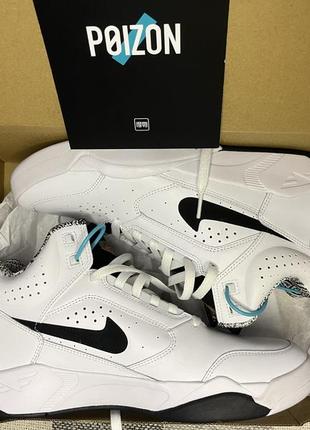 Кроссовки nike air flight lite mid white 44 размер оригинал!5 фото