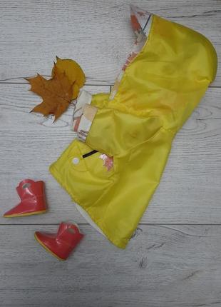 Жовта вітровка і коралові чобітки для ляльки babyborn 43см6 фото