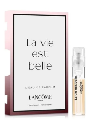 Lancome la vie est belle парфюмированная вода женская 1.2мл