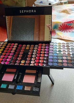 Набор декоративной косметики sephora палетка для макияжа make up studio