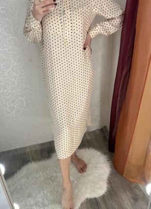 Платье в горох от h&m5 фото