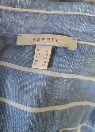 Натуральный 100% лен,рубашка esprit,38/12/m5 фото