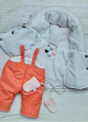 Зимняя одежда куртка и комбинезон для кукол babyborn и babyborn sister7 фото