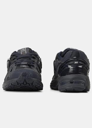 Крутезні кросівки new balance 1906d black/blue (reflective)2 фото