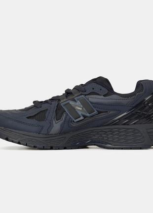 Крутезні кросівки new balance 1906d black/blue (reflective)3 фото