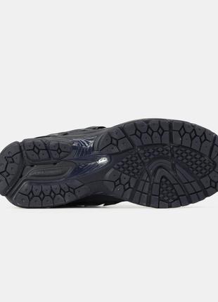 Крутезні кросівки new balance 1906d black/blue (reflective)4 фото