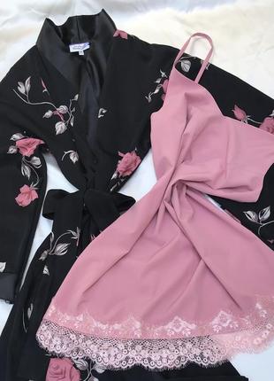 Комлект для дому,халат і сорочка,хенд мейд