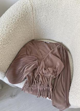 Блуза плиссе