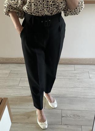 Брюки черные zara