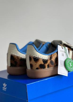 Adidas samba leopard женские кроссовки адидас самба кожаные легкие удобные кеды8 фото