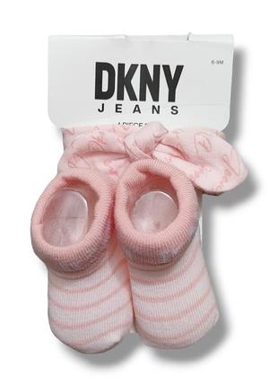 Комплект из носочков и повязки на голову dkny