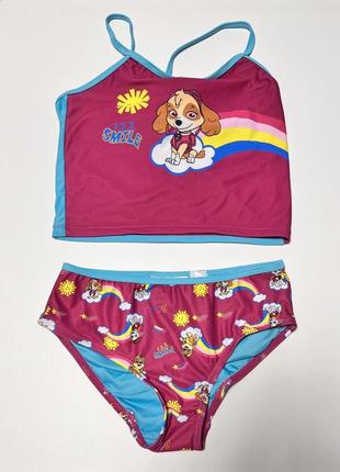 Купальник на девочку Скай щенячий патруль