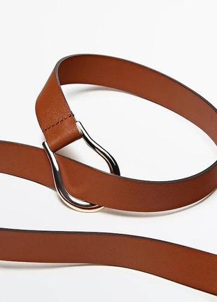 Кожаный пояс / ремень massimo dutti