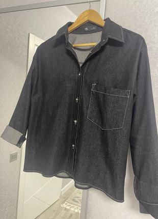 Джинсова рубашку 2
