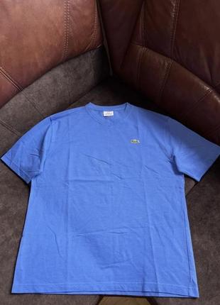 Футболка lacoste sport оригінальна синя, нова