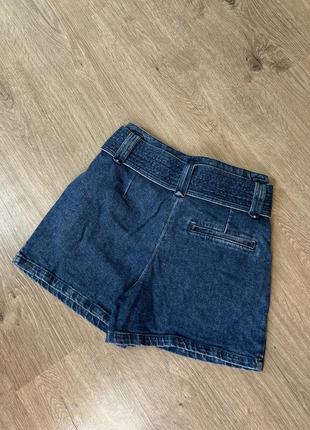 Sezane rome denim shorts джинсовые шорты6 фото