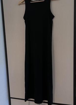 Плаття довге в рубчик stradivarius