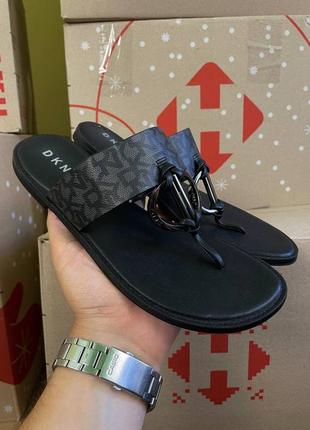 Жіночі в'єтнамки тапки шльопанці dkny