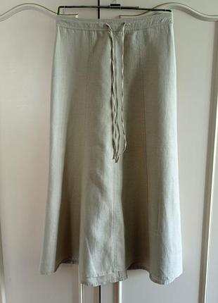 Довга спідниця. льон.