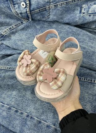 Босоніжки для дівчинки, дитячі сандалі, взуття на літо4 фото