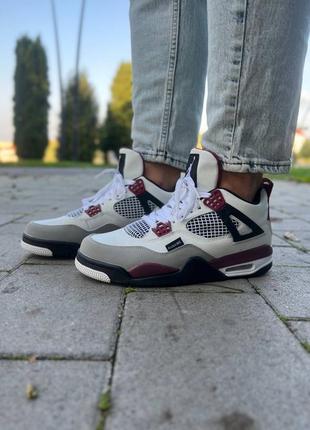 Чоловічі кросівки nike air jordan retro 4 psg