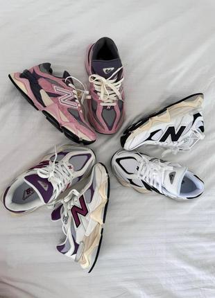 Кроссовки new balance 9060"white / black leather” premium2 фото