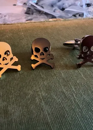 (1594) тангула классические брошки с символом черепа для мужчин панк из нержавеющей стали знак