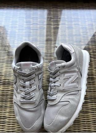 Замшевые кроссовки new balance 373 оригинальные серые2 фото