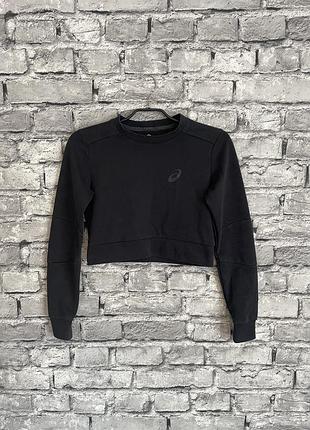 Жіночий укорочений світшот асикс asics women's jacket толстовка nike спортивна кофта худі puma для повсякденного носіння