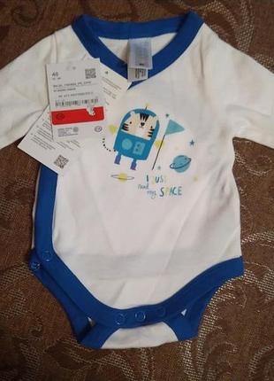 Боди baby club для недоношенных и маловесных детей, 46 см