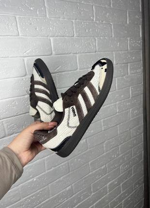 Жіночі кросівки adidas natitle x samba og”cow print”