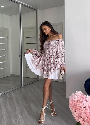 Платье стильное молодежное спинка шнуровка