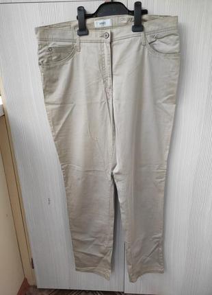 Женские коттоновые брюки джинсы слаксы чинос на р.50/uk14
