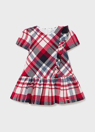 Mayoral теплое нарядное платье в садик