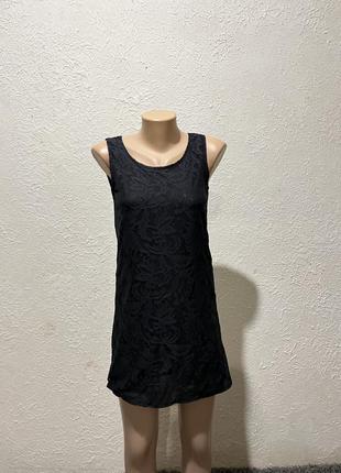 Чорне плаття коротке/літнє плаття чорне