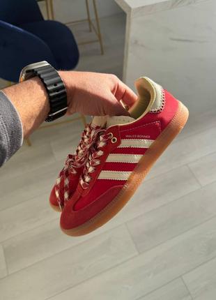 Кроссовки adidas samba x wales bonner red premium