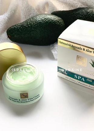 Интенсивный крем для лица с авокадо🥑 и алоэ вера от health & beauty🤩