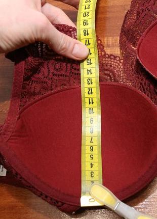 80с - 36с кружевной формованный бюстгальтер с треугольными чашками от blue motion