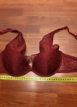 80с - 36с кружевной формованный бюстгальтер с треугольными чашками от blue motion