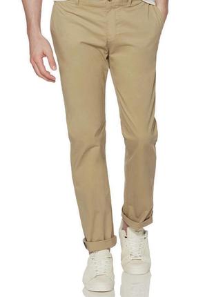 Нові штани чиноси пісочні супер батал w46 l29 'original penguin' пояс 114 см