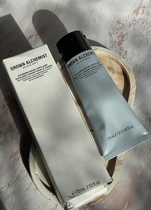 Нежный ежедневный эксфолиант для полировки лица grown alchemist polishing facial exfoliant 75мл.