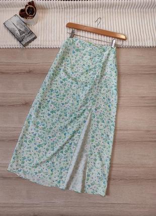 Спідниця міді з розрізом primark p m