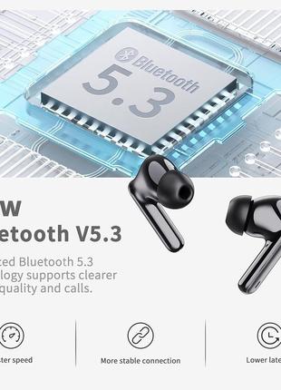 Беспроводные наушники, наушники беспроводные наушники bluetooth 5.3, беспроводные наушники с микрофоном, 36h3 фото