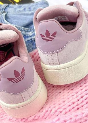 Adidas national grey pink женские кроссовки адидас кампус замша2 фото