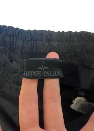 Черные карго штаны stone island shadow project 1:16 фото