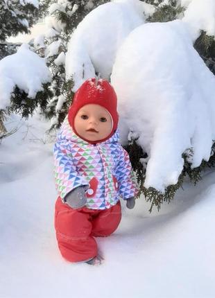Зимовий одяг, взуття та аксесуари для ляльок babyborn та babyborn sister2 фото
