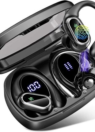 Бездротові навушники, навушники poounur bluetooth 5.3, стереонавушники з шумопоглинанням та мікрофоном