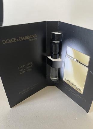 Dolce &amp; gabbana the one gold eau de parfum intense for men 1.5 ml